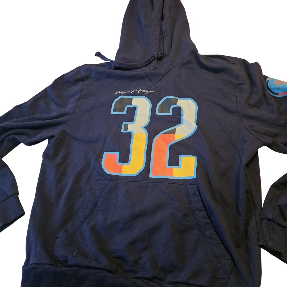 Seattle‎ Kraken Hoodie Mens Medium Blue NHL Hockey 32 Number Organic Cotton